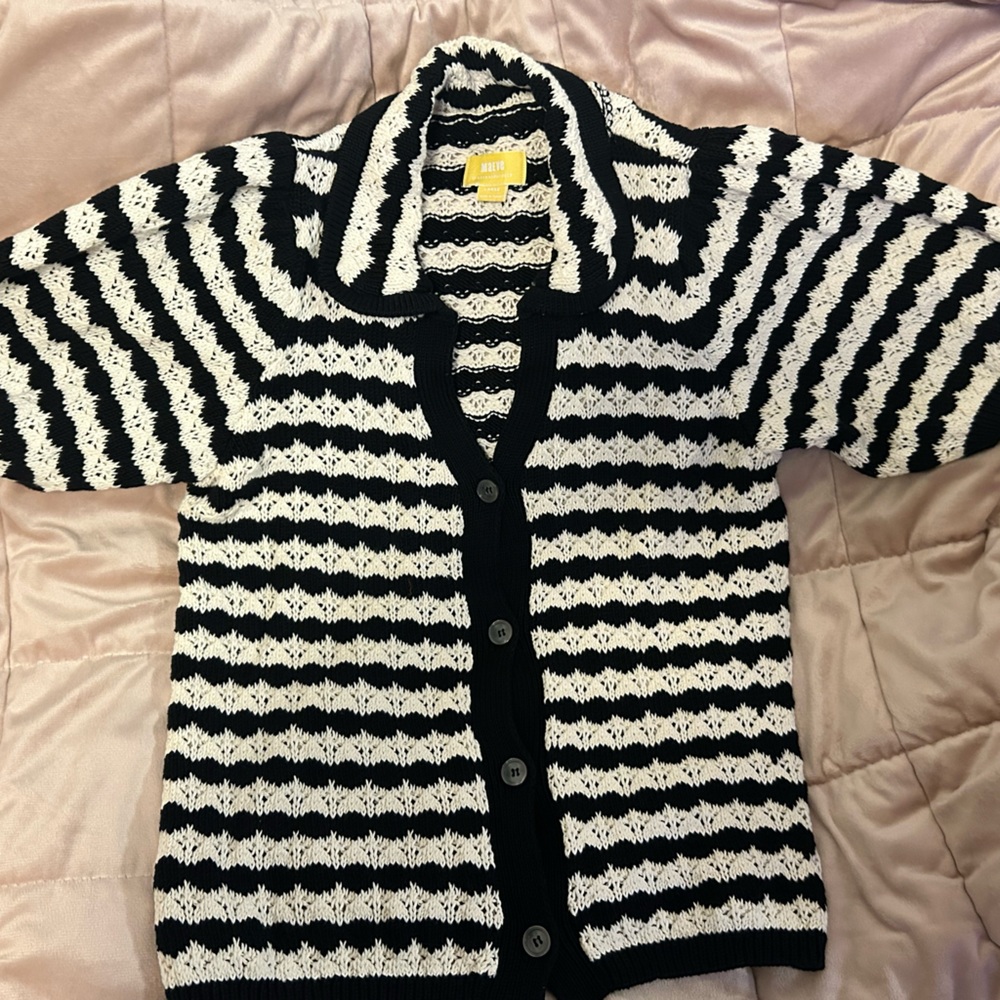 Maeve Puff Sleeve Cardigan.